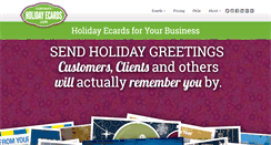 Desktop Screenshot of corporateholidayecards.com